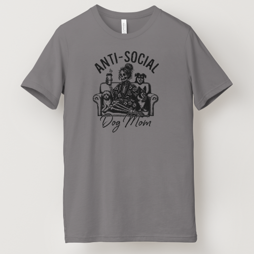 Anti-Social Dog Mom Tee