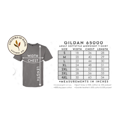 T-Shirt Size Guide