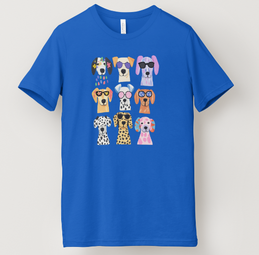 Colourful Canines Tee