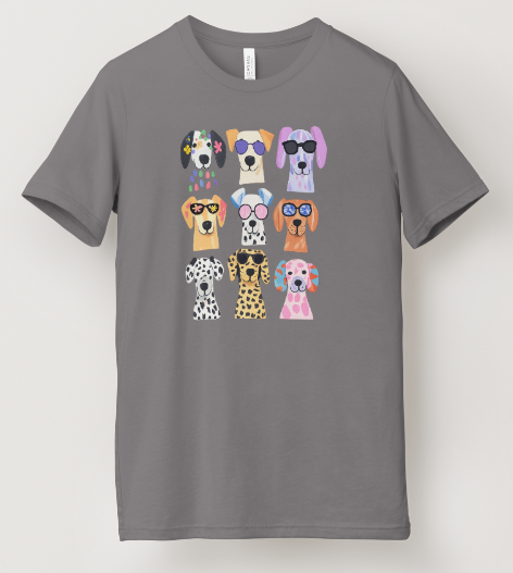 Colourful Canines Tee