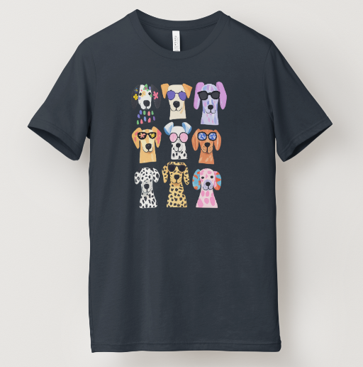 Colourful Canines Tee