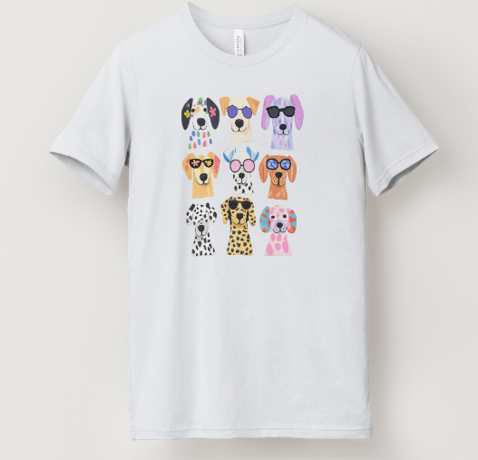 Colourful Canines Tee
