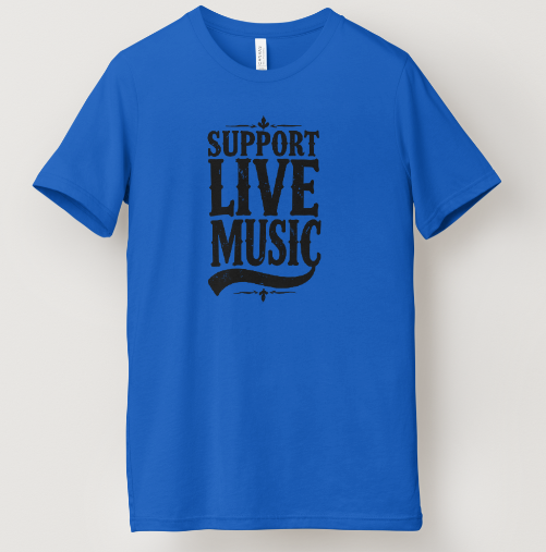 Support Live Music Tee