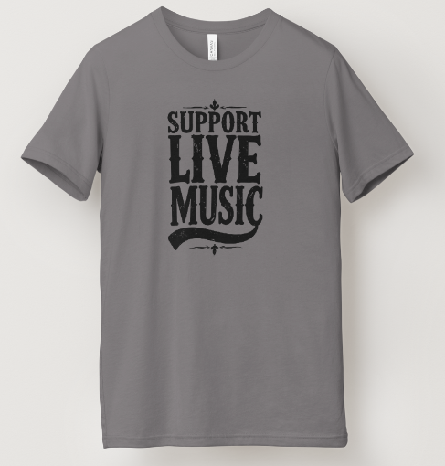Support Live Music Tee