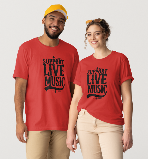 Support Live Music Tee
