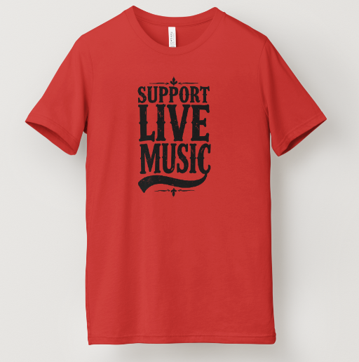 Support Live Music Tee