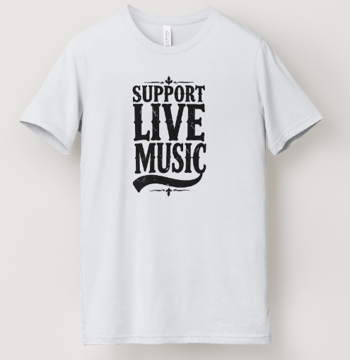 Support Live Music Tee