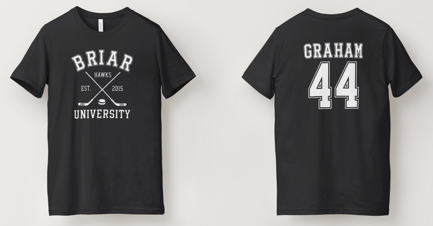 Briar University Hockey Tee