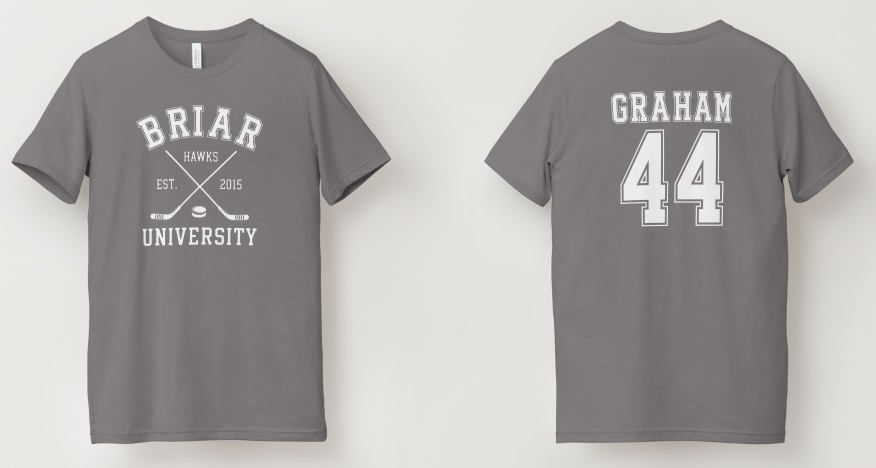 Briar University Hockey Tee