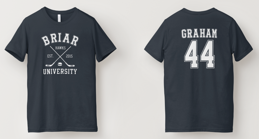 Briar University Hockey Tee