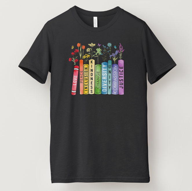 Library of Change Pride Tee