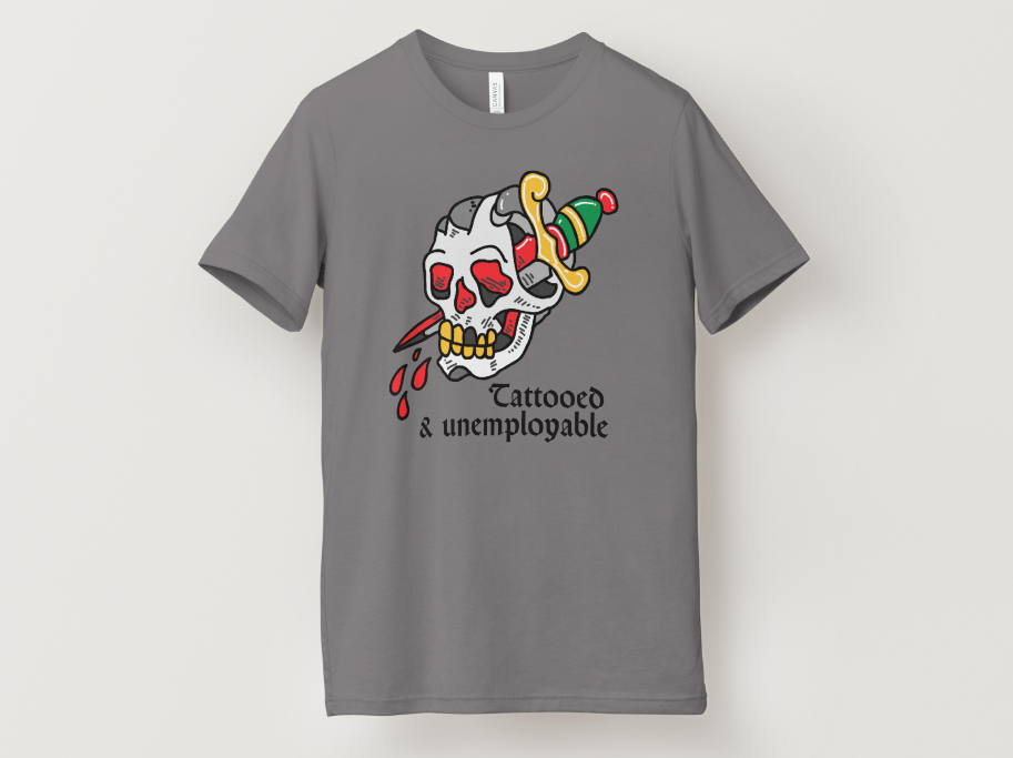Tattooed & Unemployable Tee