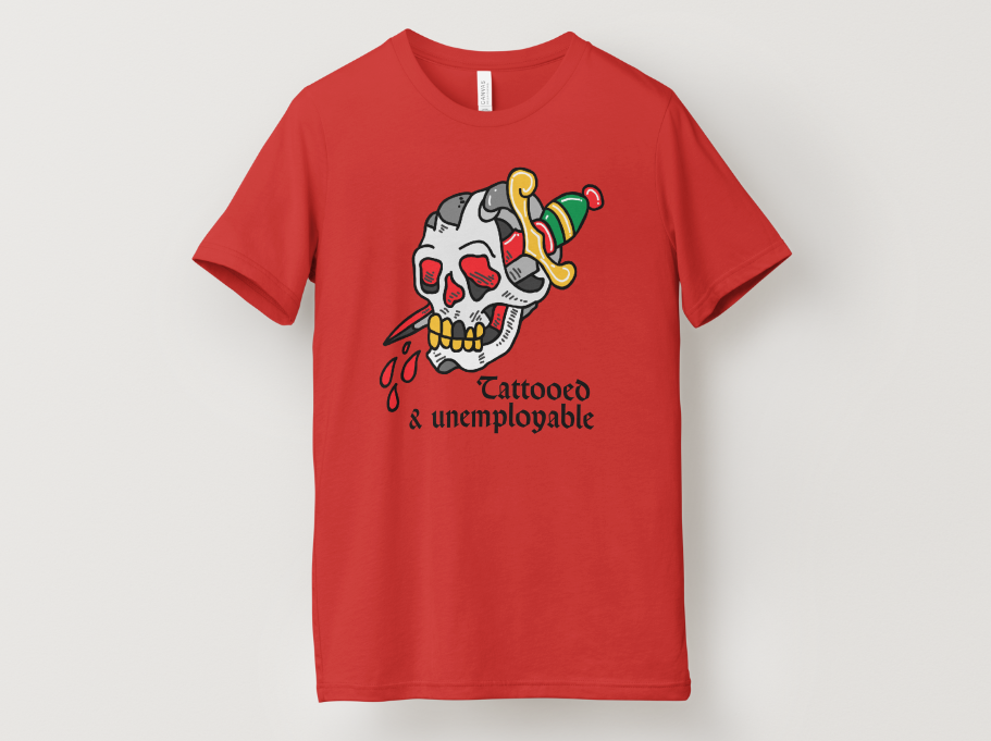 Tattooed & Unemployable Tee