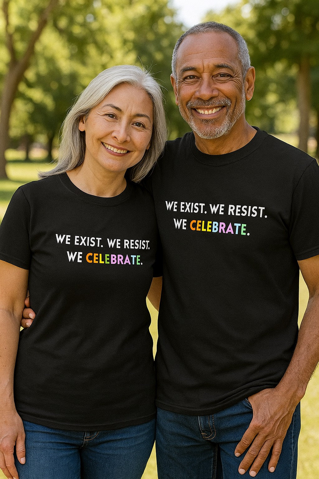 We Exist. We Resist. We Celebrate Pride Tee