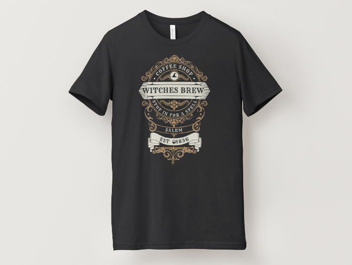 Witches Brew Coffee Shop Tee