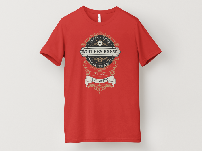 Witches Brew Coffee Shop Tee