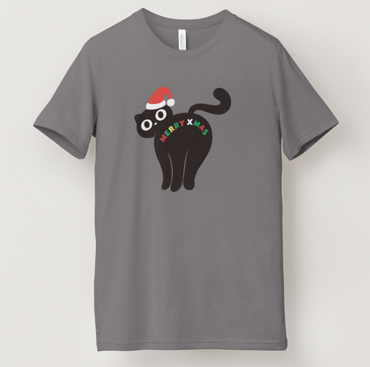 Merry X-Mas Cat Tee