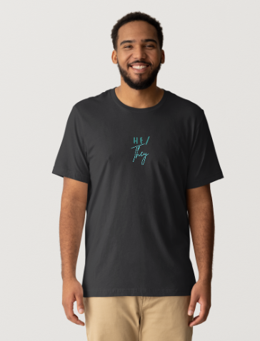 He/They Pronoun Tee
