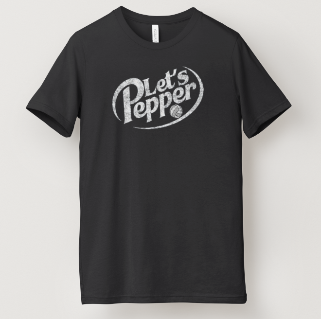 Let's Pepper Volleyball Tee