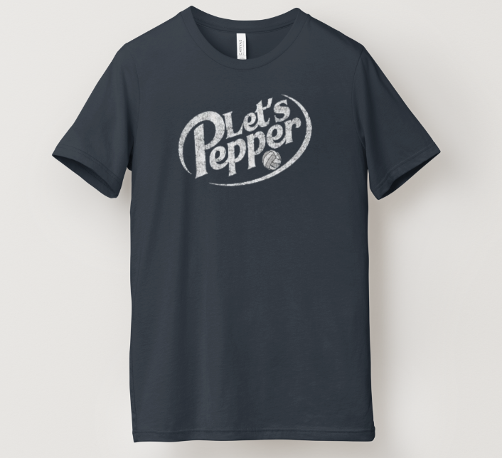 Let's Pepper Volleyball Tee