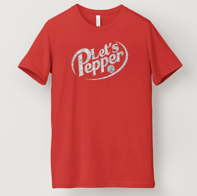 Let's Pepper Volleyball Tee