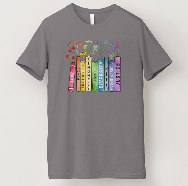 Library of Change Pride Tee
