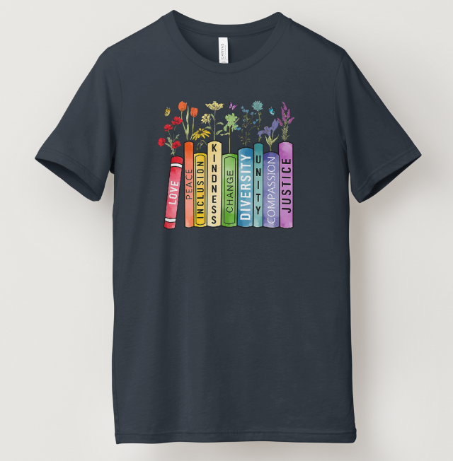 Library of Change Pride Tee