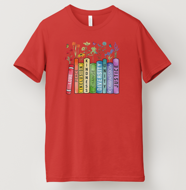 Library of Change Pride Tee