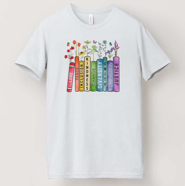 Library of Change Pride Tee