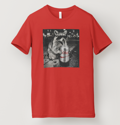 Diet Coke Racoon