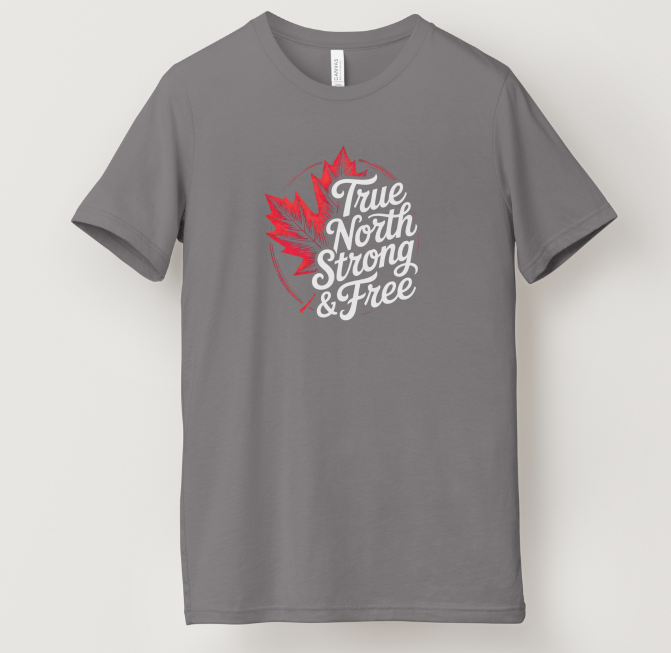 True North Strong & Free Tee