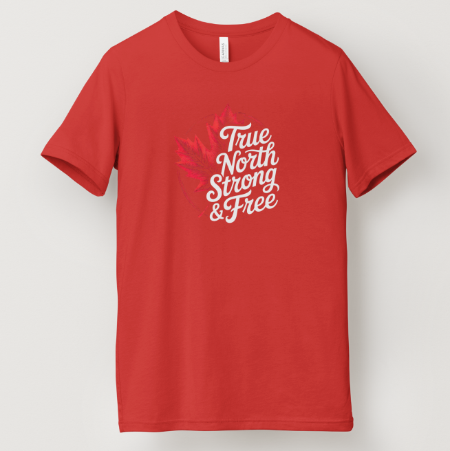 True North Strong & Free Tee