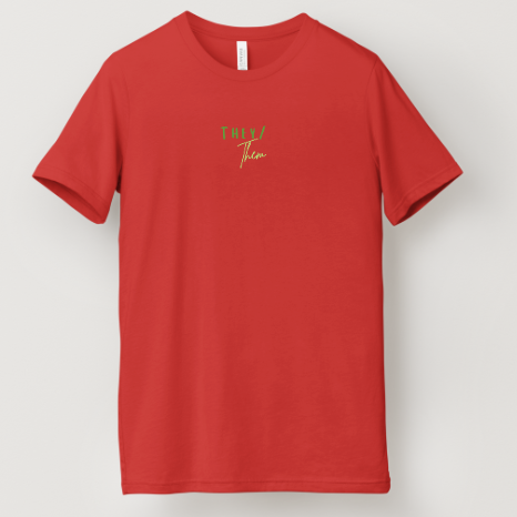 They/Them Pronoun Tee