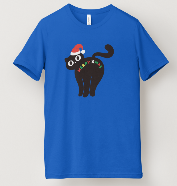 Merry X-Mas Cat Tee