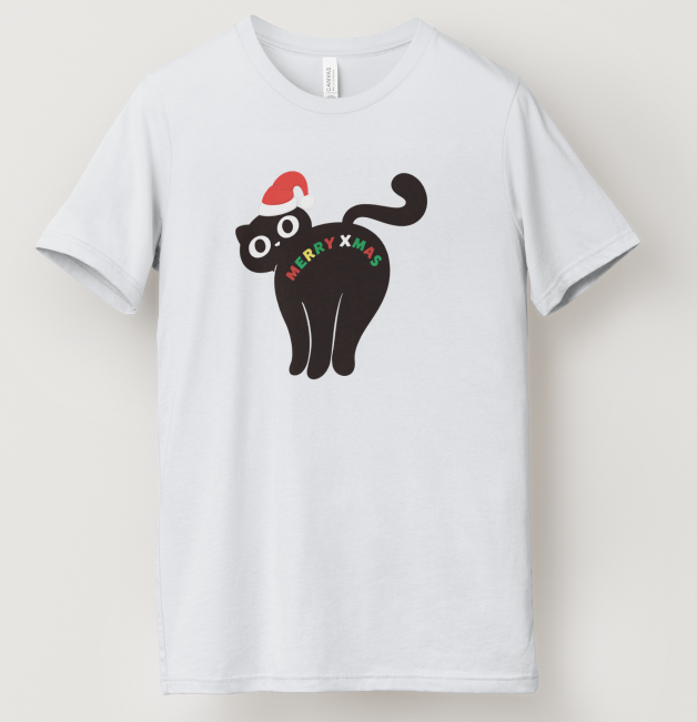 Merry X-Mas Cat Tee